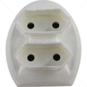 Adaptor - 3 Pin to 2 x 2Pin Euro Adaptor